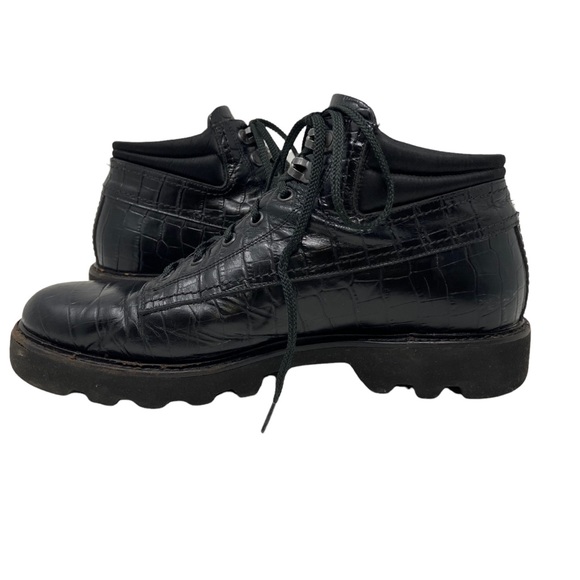 Emporio Armani Leather Boots Sz 8 - Picture 4 of 11